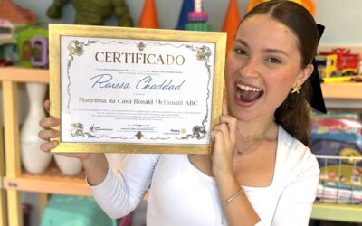 Raissa Chaddad é nomeada Madrinha da Casa Ronald McDonald ABC